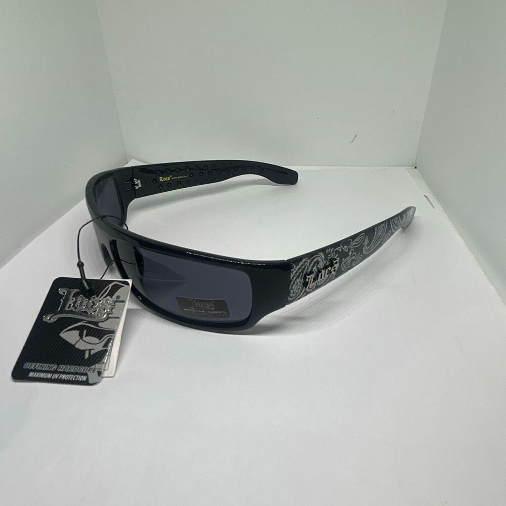 Locs Bandana Design Wraparound Sunglasses UV400 – New